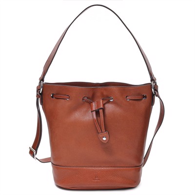 Adax Portofino Laila Bucket Bag, Nøddebrun Posetaske 