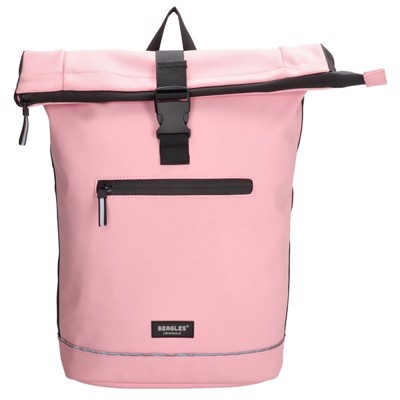 Beagles Originals Lys Pink Rolltop Computerrygsæk 15,6" 