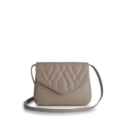 Markberg Crossbody Aluna Lys Beige quiltet skind