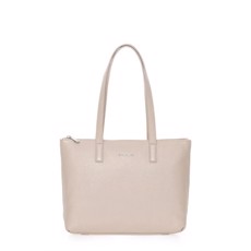 Mandarina Duck Mellow Læder Shopper I Warm Taupe