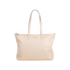 Mandarina Duck Mellow Læder Shopper I Warm Taupe