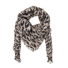 DAY Deluxe Script Scarf I Farven Silver Mink