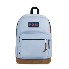 JanSport Right Pack Rygsæk I Lys Blå M/ Lys Ruskindsbund