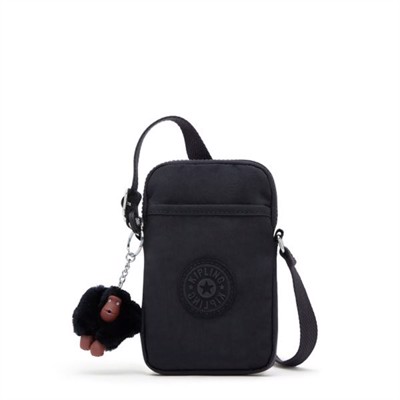 Kipling Tally Sort Mobiltaske m/skulderrem