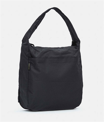 Mandarina Duck Foldbar Sort Hobo Bag i Recykled plly