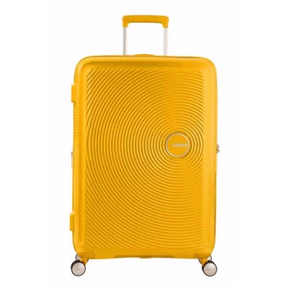 American Tourister Soundbox Gul Kabinekuffert med exp. 55 cm