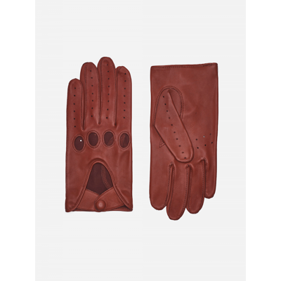 Randers Handsker Dame kørehandske i Lammeskind I Rød