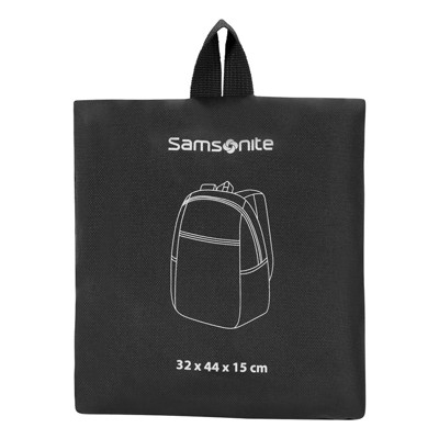 Samsonite Foldbar Sort Rygsæk 21 l.