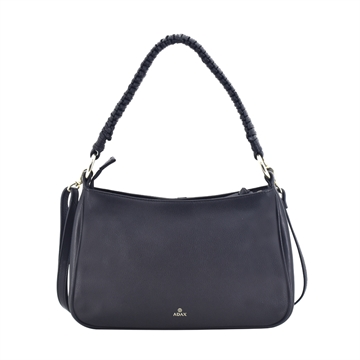 Adax Sorano Skuldertaske Evelyn i Sort Læder